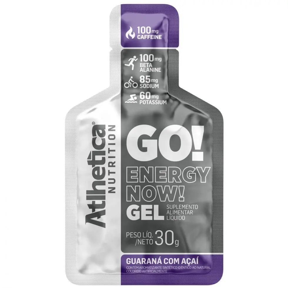 GO! ENERGY NOW CAFEÍNA GEL (DISPLAY C/ 10 SACHES DE 30G)