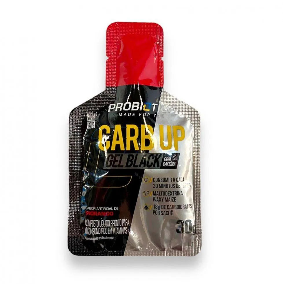 CARB UP GEL BLACK PROBIOTICA