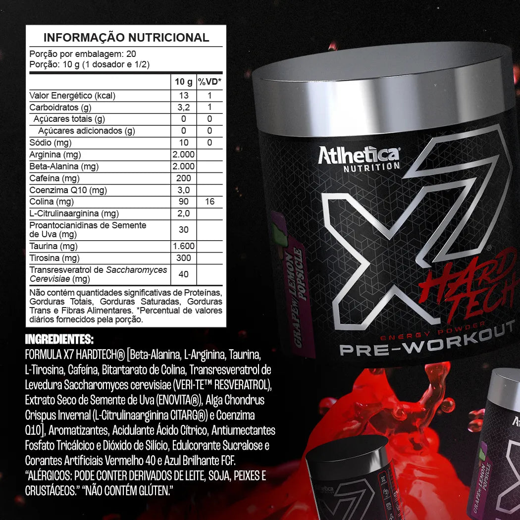 X7 HARD TECH (200 G) GRAPE W/ LEMON POPSICLE
