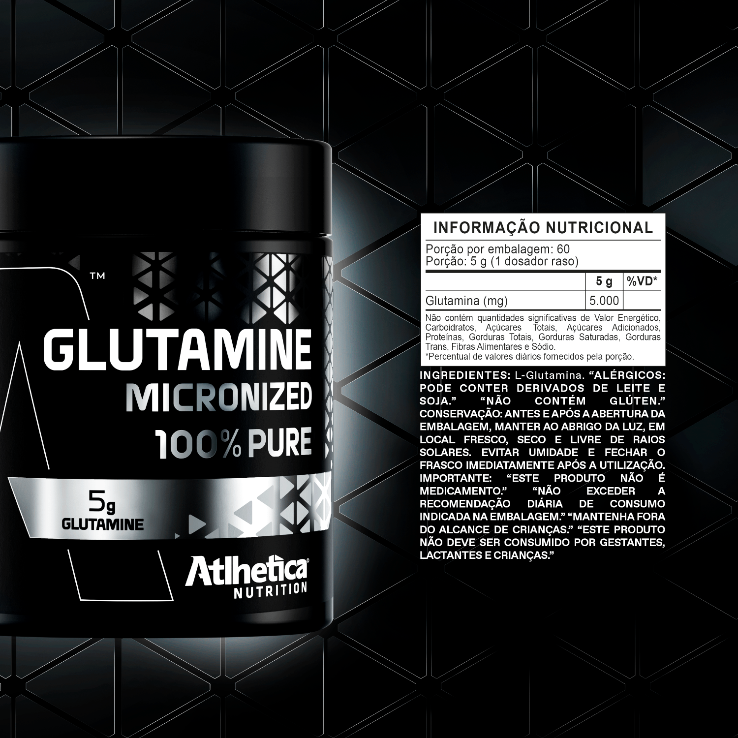GLUTAMINE MICRONIZED ATLHETICA 300g