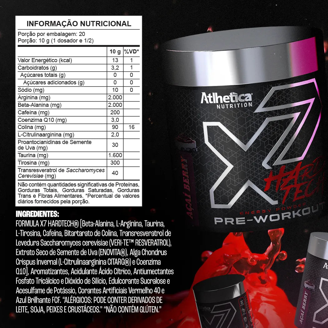 X7 HARD TECH (200 G) ATLHETICA ACAI BERRY