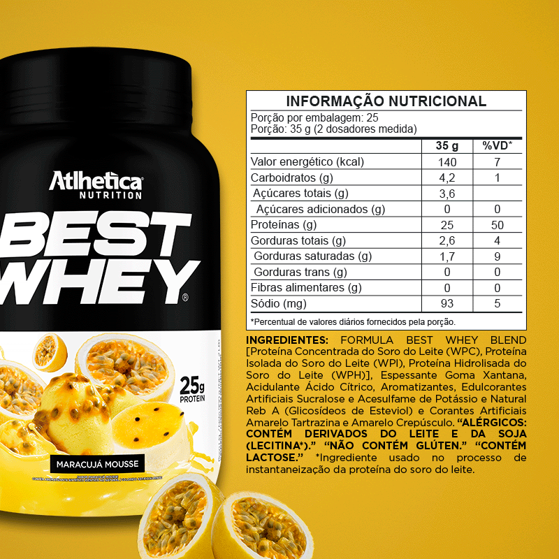 BEST WHEY (900G) ATLHETICA