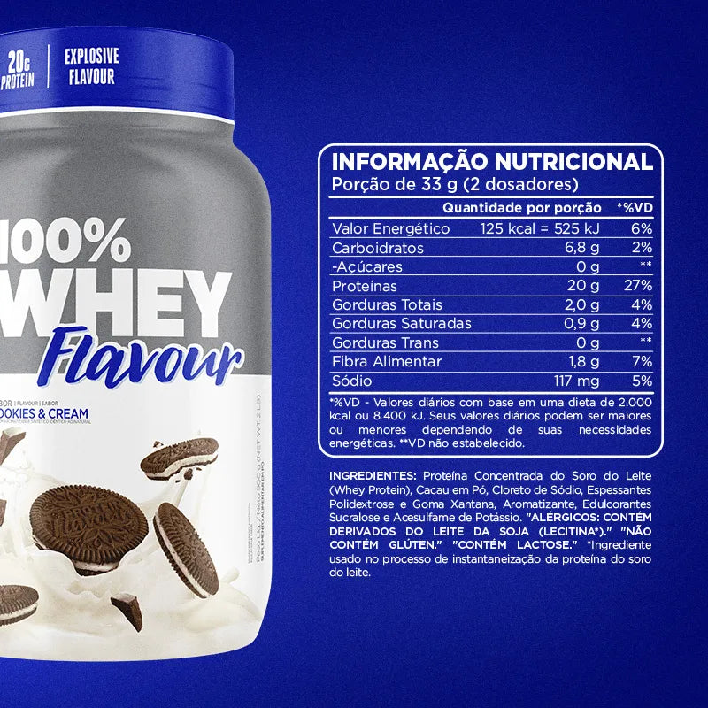 100% WHEY FLAVOUR (900g) ATLHETICA COOKIES & CREAM