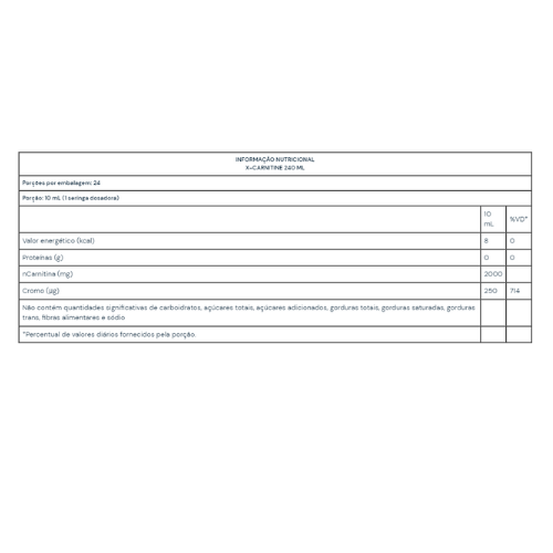 X-CARNITINE UNDER 240ML RED FRUITS