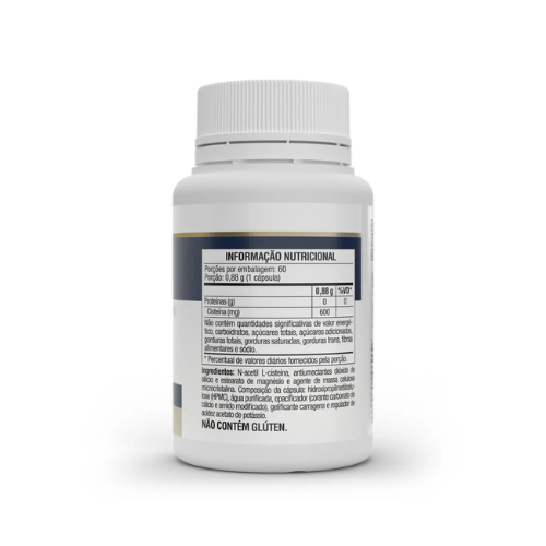 N ACETIL CISTEINA 60 CAPSULAS 750MG