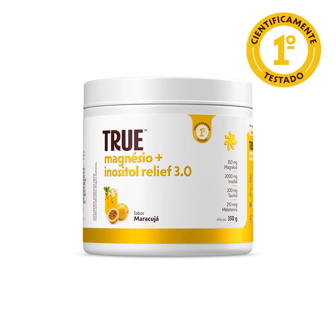 VITAMINAS E MINERAIS MAGNESIO + INOSITOL RELIEF 3.0 MARACUJA 350G - TRUE SOURCE