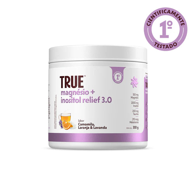 MAGNESIO + INOSITOL RELIEF 3.0 CAMOMILA E LAVANDA 350g - TRUE SOURCE