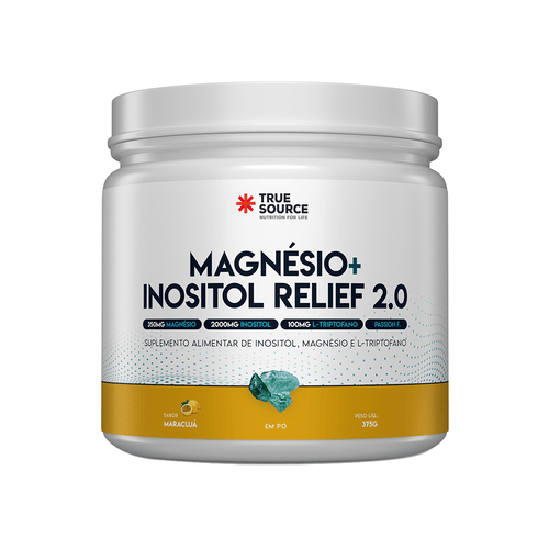 MAGNESIO + INOSITOL RELIEF 2.0 MARACUJA 375G - TRUE SOURCE