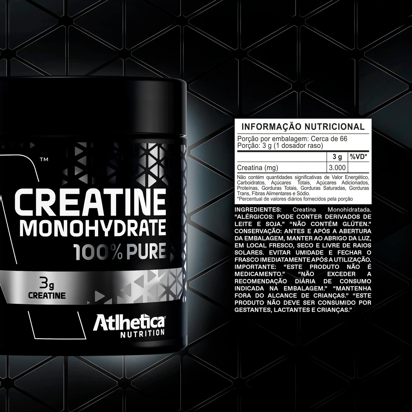 CREATINE 100% PURE (200g) ATLHETICA