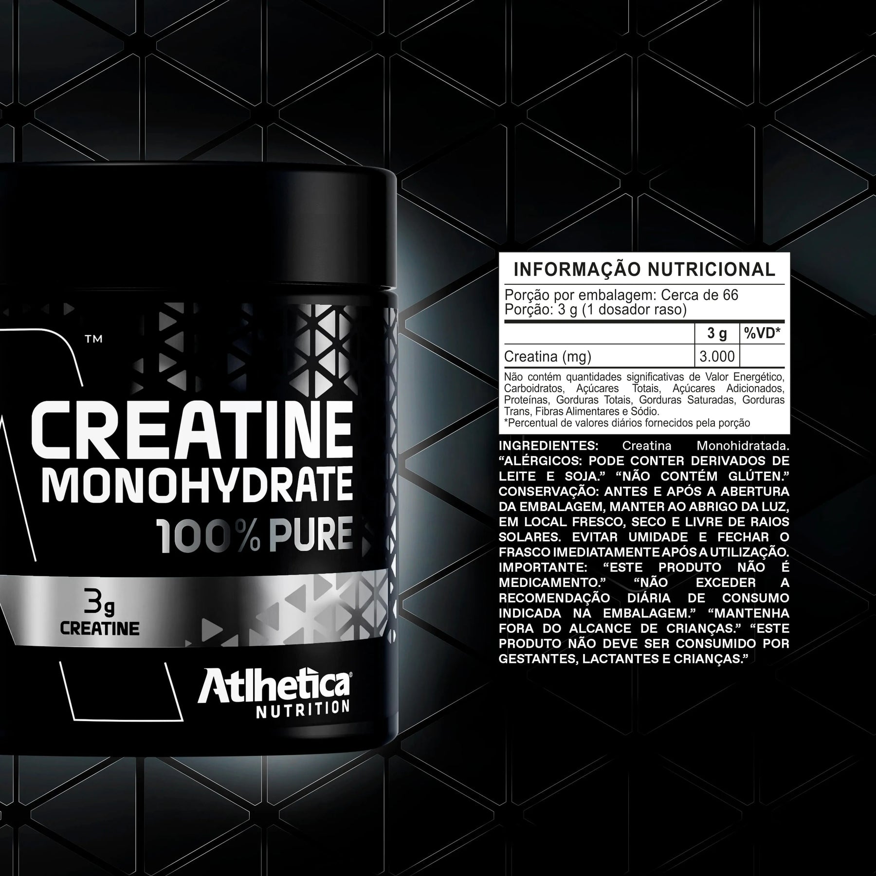 CREATINE 100% PURE (200g) ATLHETICA