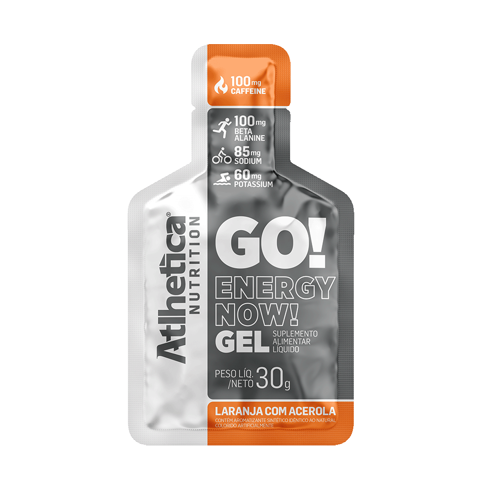 GO! ENERGY NOW CAFEÍNA GEL (DISPLAY C/ 10 SACHES DE 30G)