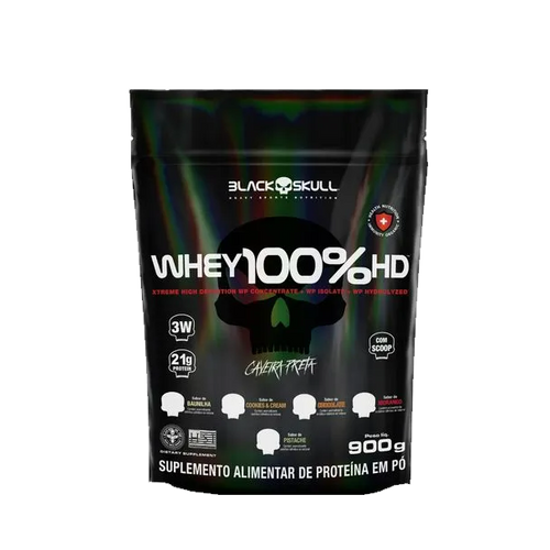 Black Skull WHEY 100% HD 900G REFIL