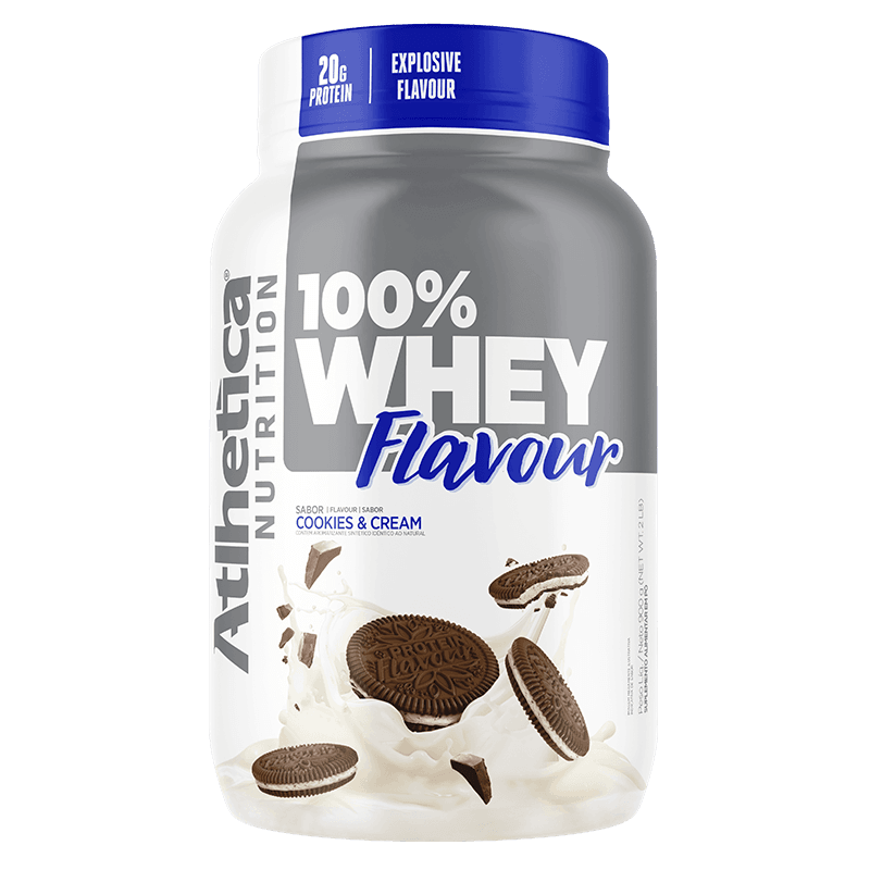 100% WHEY FLAVOUR (900g) ATLHETICA COOKIES & CREAM