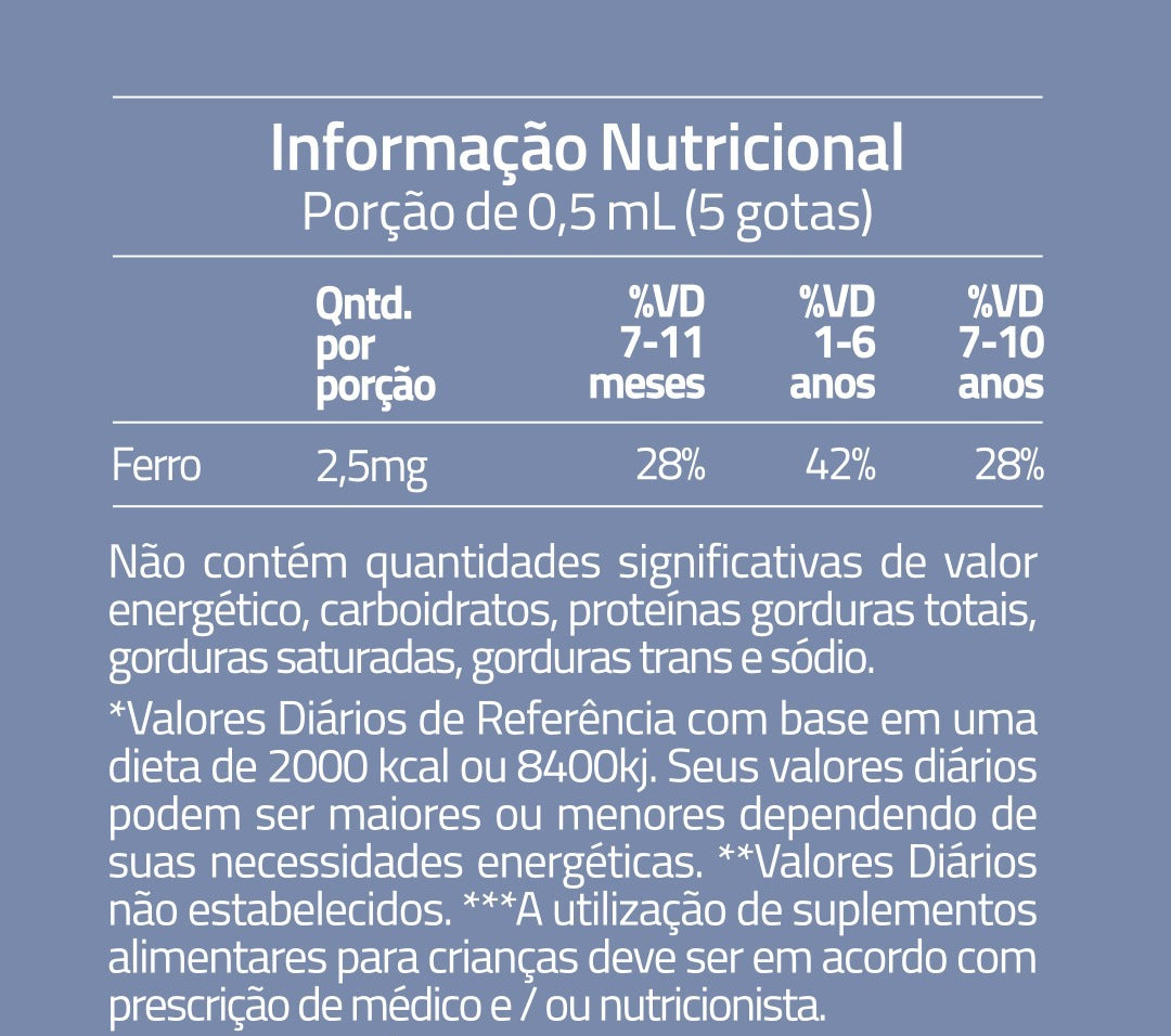 FAMILY CARE LIQUID IRON FOR BABY & KIDS 30ML SABOR MORANGO - TRUE SOURCE