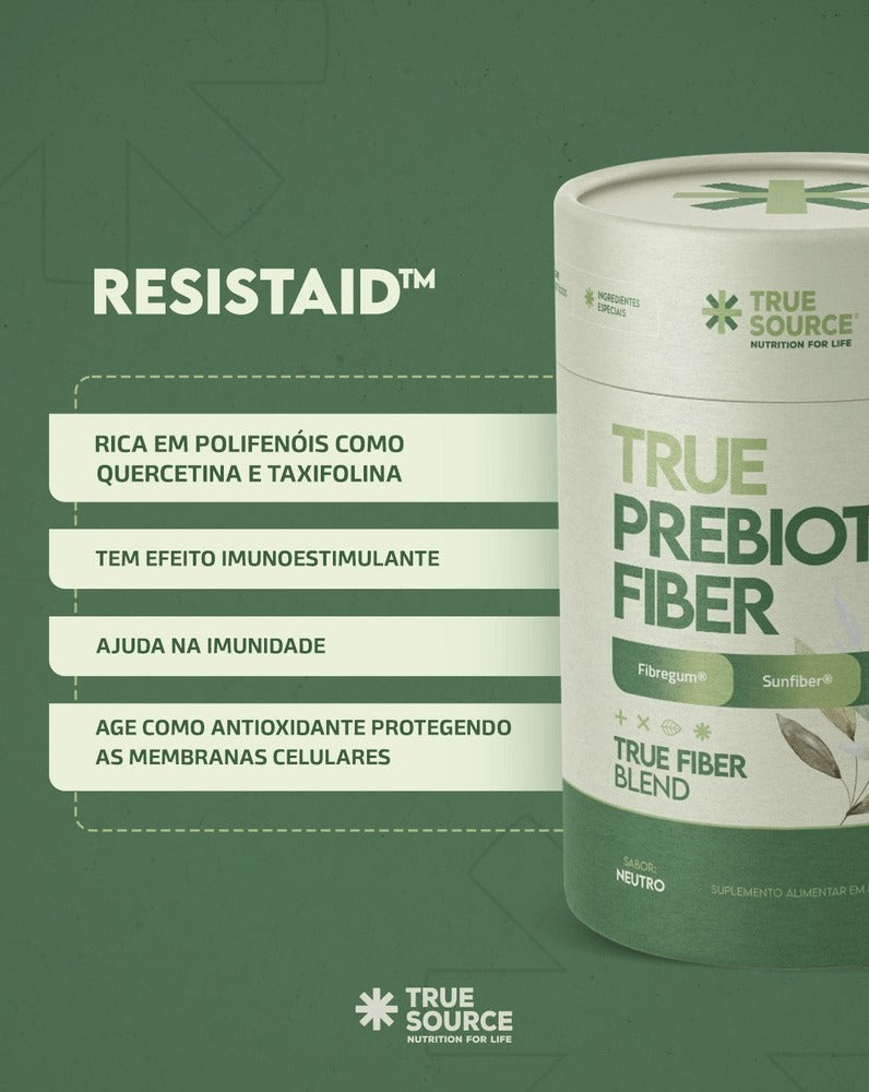 LONGEVIDADE E PREVENCAO TRUE PREBIOTIC FIBER NEUTRO 210G - TRUE SOURCE