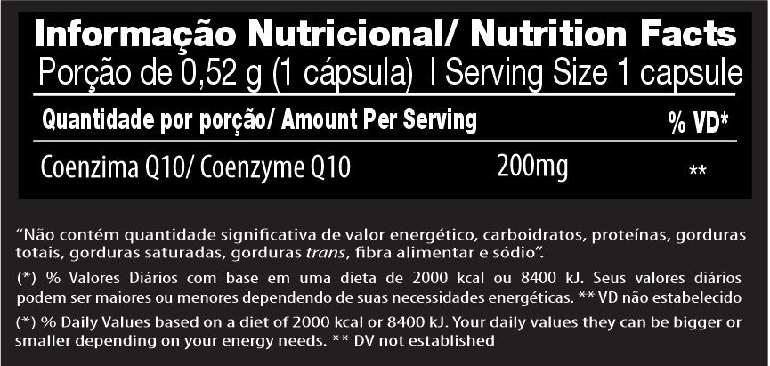 COQ 10 UNDER 200mg - 45 caps
