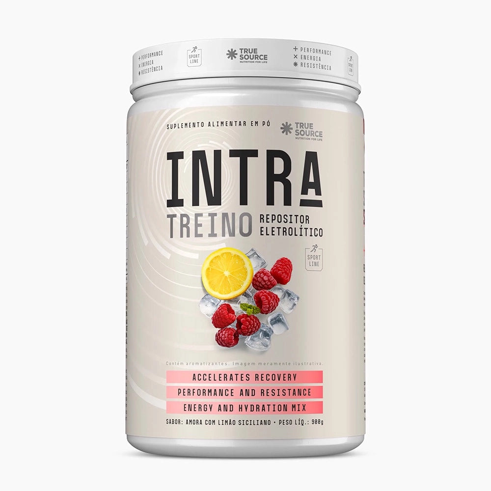 INTRA TREINO REPOSITOR ELETROLITICO AMORA COM LIMAO SICILIANO 900G - TRUE SOURCE