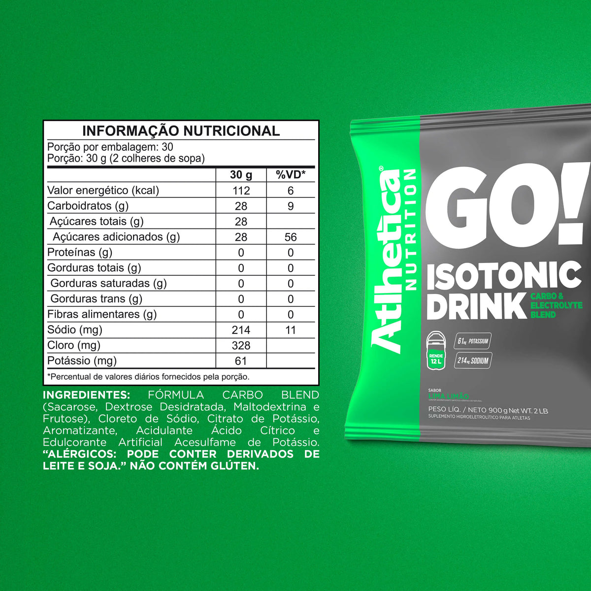 GO! ISOTONIC DRINK LIMA-LIMAO 900 G