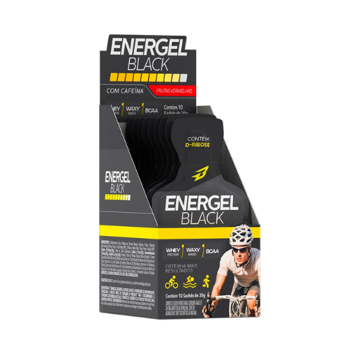ENERGEL BLACK CX C/ 10 SACHES - Frutas Vermelhas