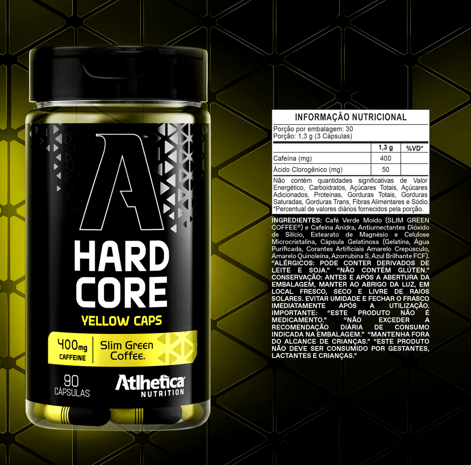 HARDCORE YELLOW ATLHETICA (90 CAPSULAS)
