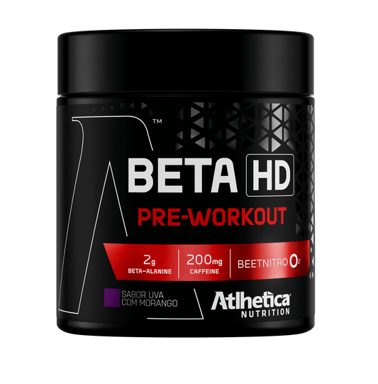 BETA HD PRE WORKOUT (240 G) ATLHETICA UVA COM MORANGO