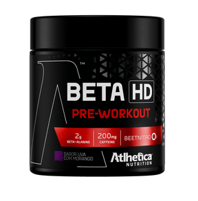 BETA HD PRE WORKOUT (240 G) ATLHETICA UVA COM MORANGO