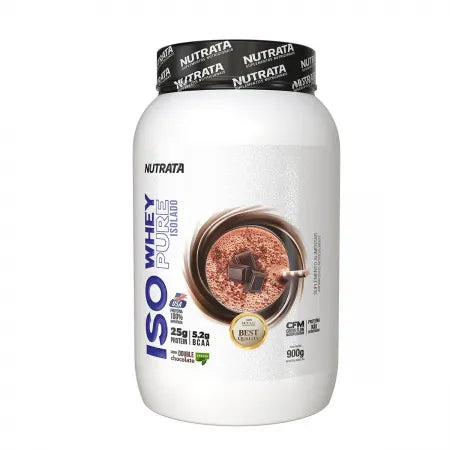 ISO WHEY PURE DOUBLE CHOCOLATE 900 GR - NUTRATA