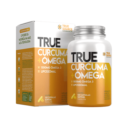 TRUE CURCUMA + OMEGA LIPOSSOMAL C/ 120 CAPS - TRUE SOURCE