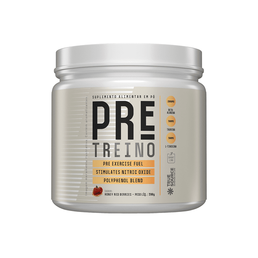 PRE TREINO HONEY RED BERRIES GINGER 390G - TRUE SOURCE