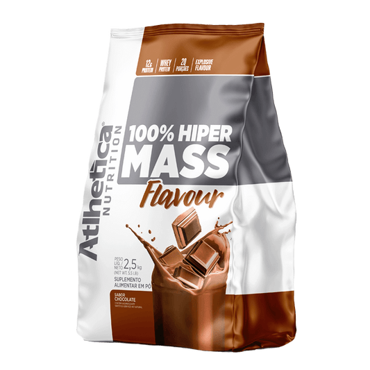 100% HIPER MASS FLAVOUR (2,5 KG) ATLHETICA CHOCOLATE