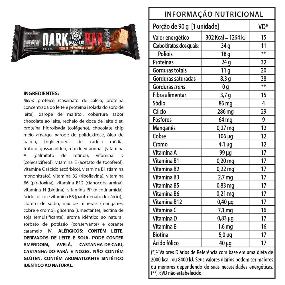 DK DARK BAR CAIXA 8 UNID