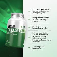 CHLORELLA 600MG C/ 120 TABLETES - TRUE SOURCE