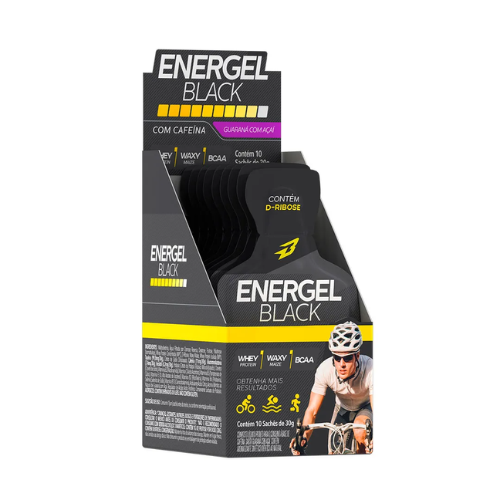 ENERGEL BLACK CX C/ 10 SACHES - Guarana com Acai