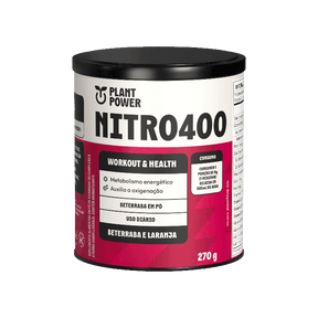 NITRO 400  PLANT POWER BETERRABA E LARANJA 270G