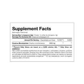 CREATINE MONOHIDRATADA BLACK SKULL 300g
