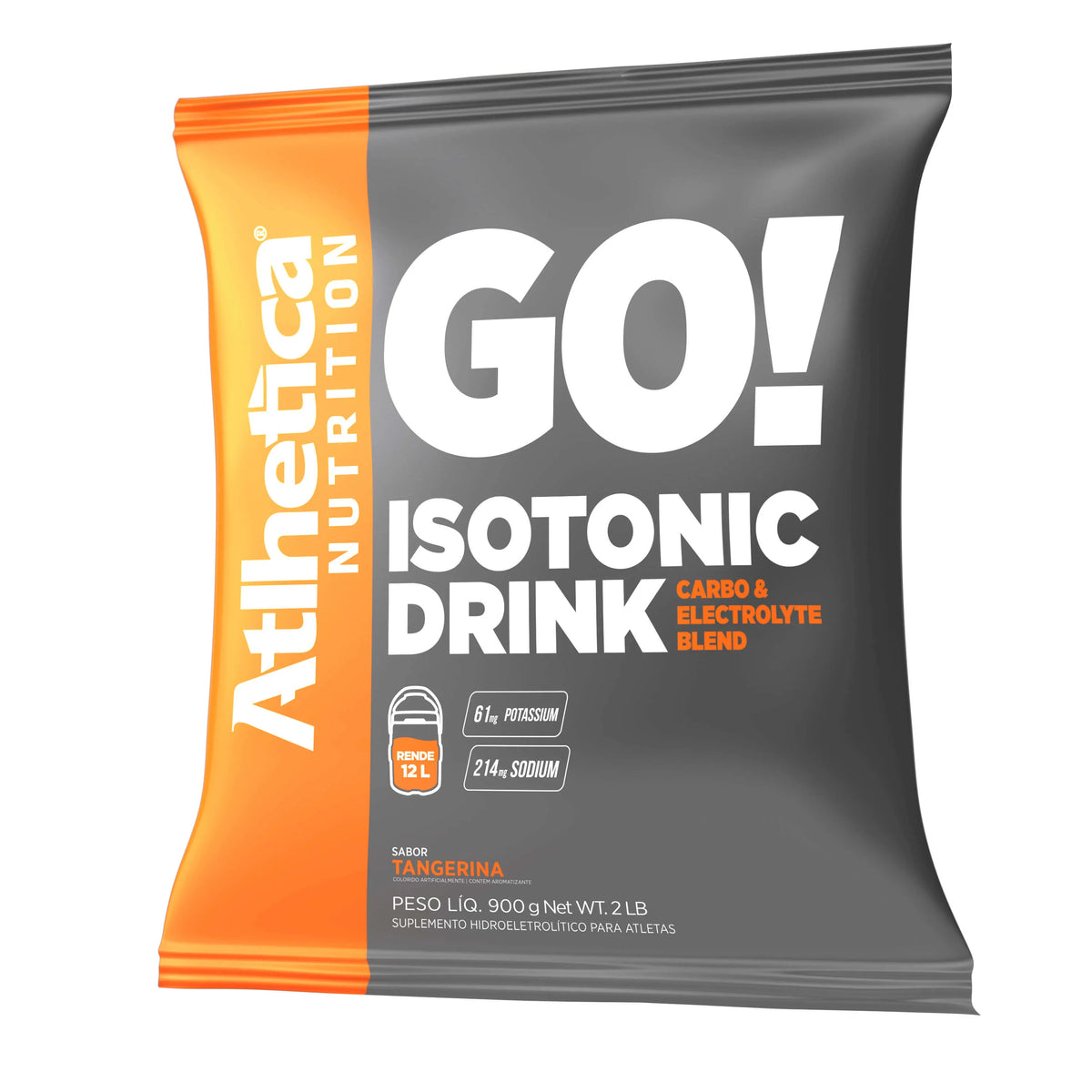 GO! ISOTONIC DRINK ATLHETICA TANGERINA 900g