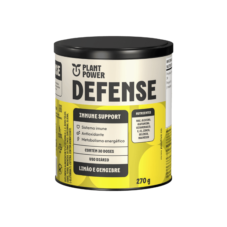 SUPLEMENTO ALIMENTAR PLANT POWER LIMAO COM GENGIBRE DEFENSE 6X270G