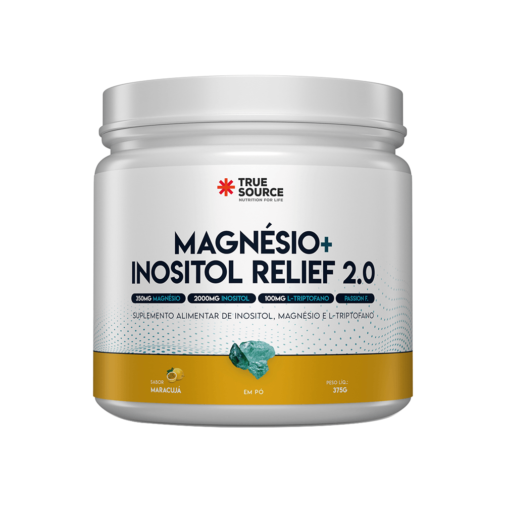 MAGNESIO + INOSITOL RELIEF 2.0 MARACUJA 375G - TRUE SOURCE