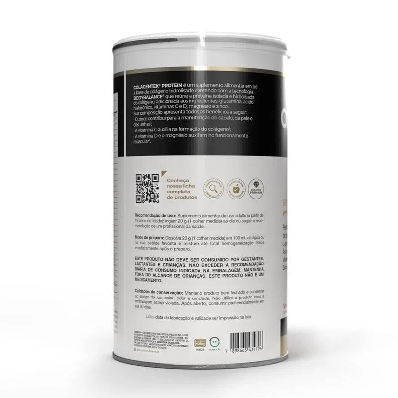 COLAGENTEK PROTEIN LATA 460G SABOR MORANGO