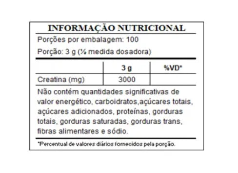 CREATINA 100% MONOHIDRATADA 300G - PRONABOL