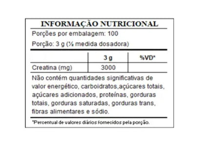 CREATINA 100% MONOHIDRATADA 300G - PRONABOL