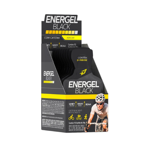 ENERGEL BLACK CX C/ 10 SACHES - Abacaxi