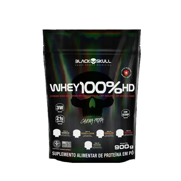 Black Skull WHEY 100% HD 900G REFIL