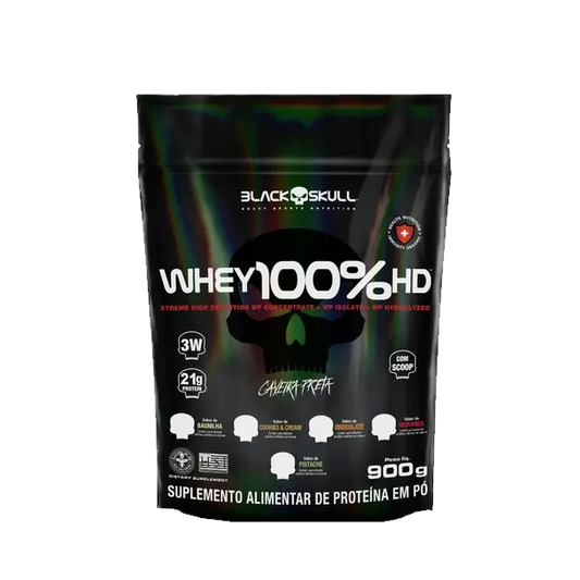 Black Skull WHEY 100% HD 900G REFIL
