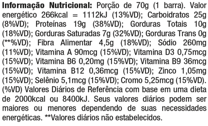 PROTOBAR HAVANNA SABOR BROWNIE DE CHOCOLATE COM DULCE DE LECHE DISPLAY C/ 8 70G