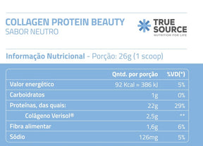 PROTEINA COLLAGEN PROTEIN NEUTRO 450G - TRUE SOURCE