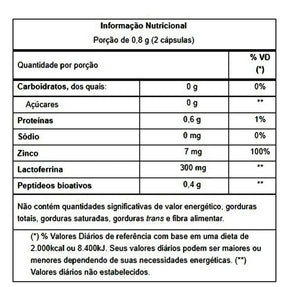 COLOSFORT LACTOFERRIN PLUS 30 CAPSULAS 400MG (CONTEUDO)