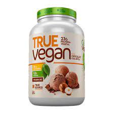 PROTEINA TRUE VEGAN CHOCOLATE COM AVELA 837G - TRUE SOURCE