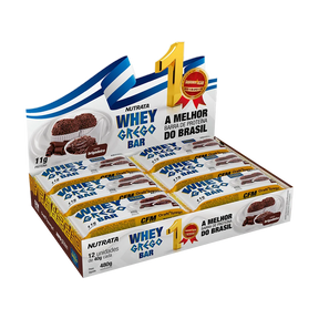 WHEY GREGO BAR SABOR BRIGADEIRO DISPLAY C/ 12
