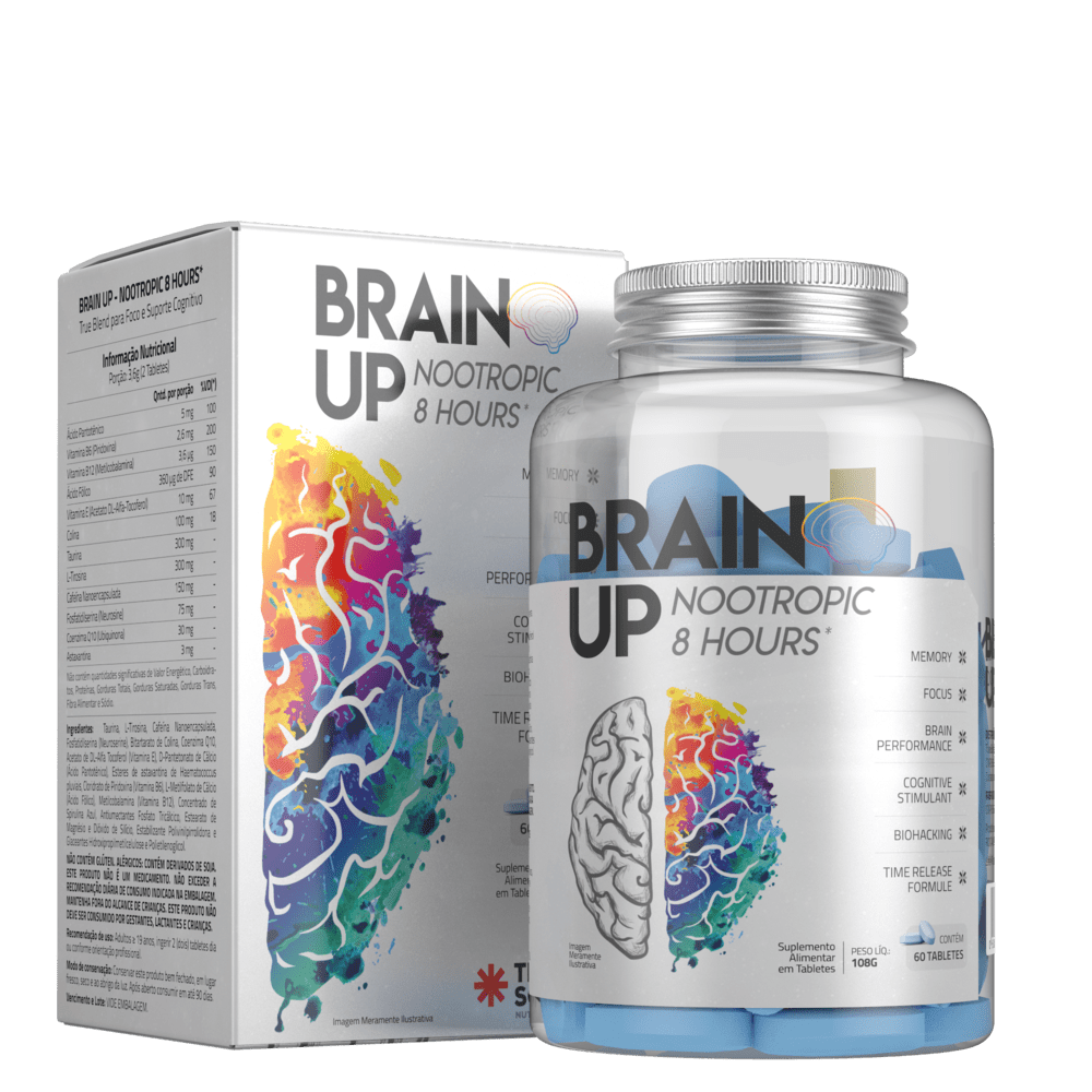 LONGEVIDADE E PREVENCAO TRUE BRAIN UP 60 TABLETES - TRUE SOURCE